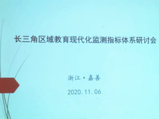 中国有限公司官网智库参加长三角区域教育现代化监测指标研讨会